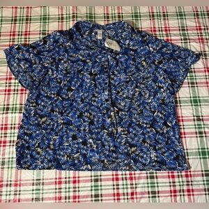 Catherine’s Women’s Plus Size Short Sleeves Shirt Size 3X 26/28W NWT